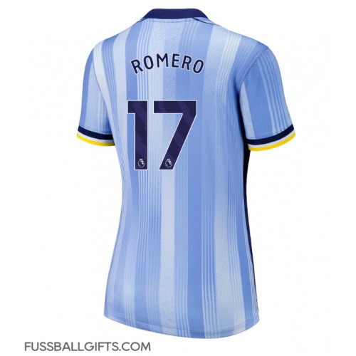 Tottenham Hotspur Cristian Romero #17 Fußballbekleidung Auswärtstrikot Damen 2024-25 Kurzarm